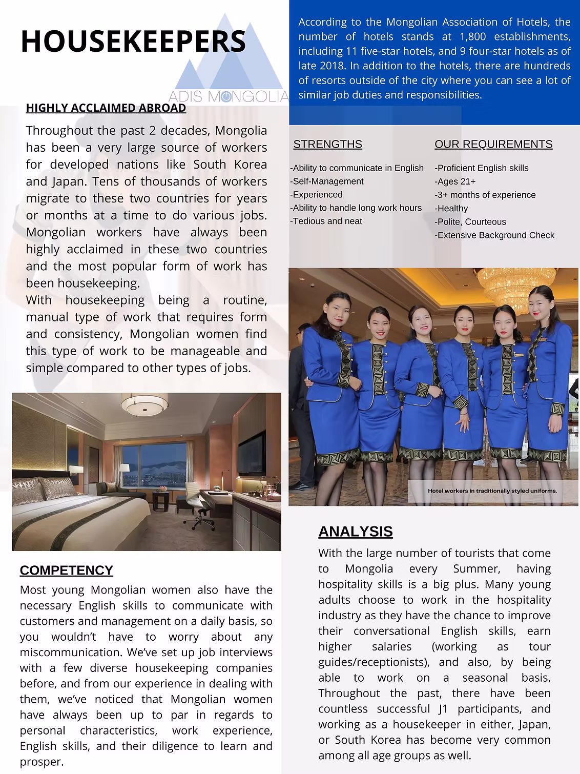 Mongolia's National H2B Program